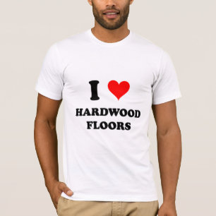 Jag älskar ädelträgolv t-shirt