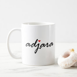 Jag älskar Adjara Georgien Kaffemugg