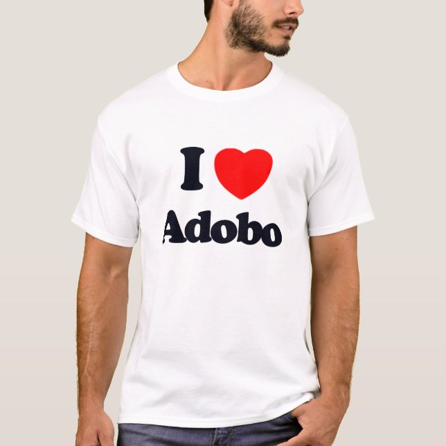 Jag älskar adoboen t-shirt (Framsida)