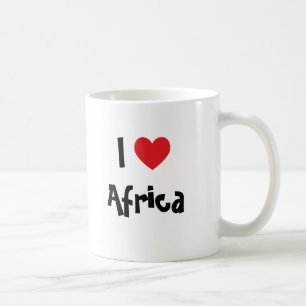 Jag älskar Afrika Kaffemugg