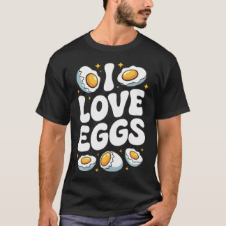 Jag älskar ägg ägg t shirt