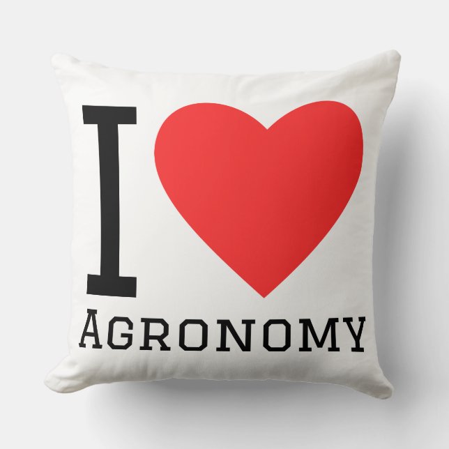 Jag älskar agronomi  kudde (Framsida)