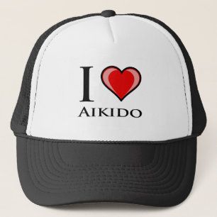 Jag älskar Aikido Truckerkeps
