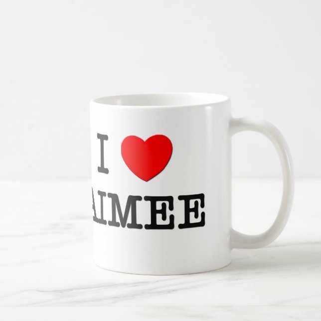 Jag älskar Aimee Kaffemugg (Höger)
