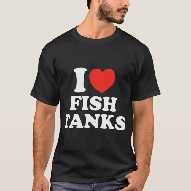 Jag älskar akvarier t shirt (Framsida)