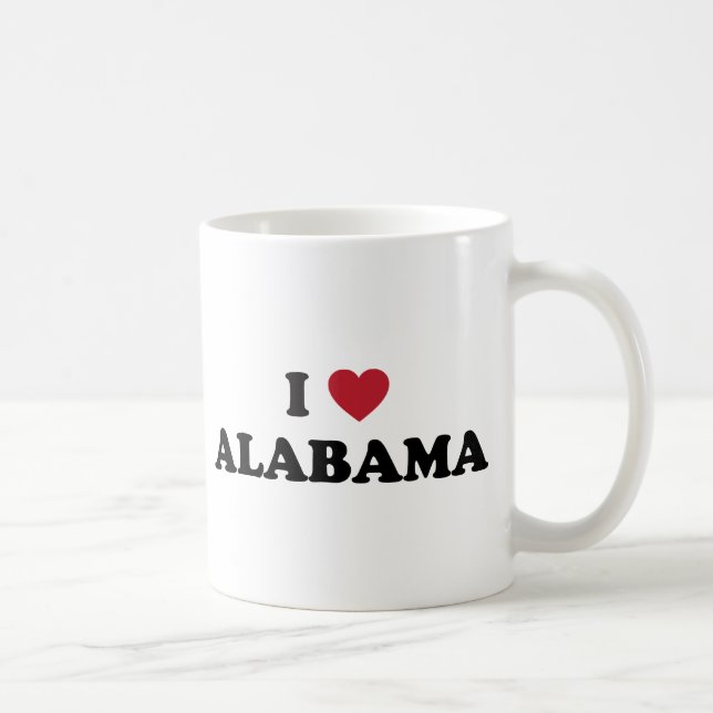 Jag älskar Alabama Kaffemugg (Höger)