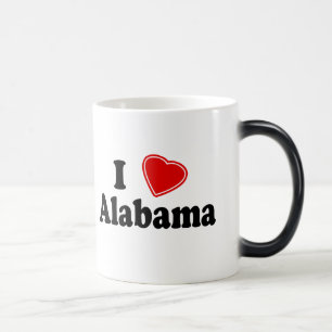 Jag älskar Alabama Magisk Mugg