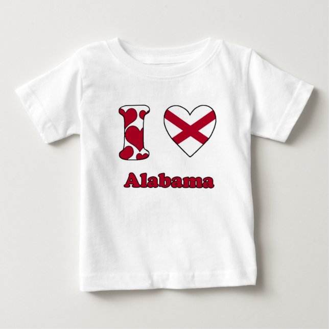 Jag älskar Alabama Tröja (Framsida)