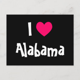 Jag älskar Alabama Vykort