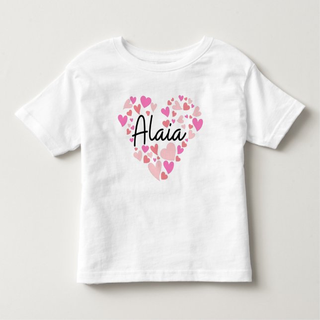 Jag älskar Alaia - hjärtan för Alaia T Shirt (Framsida)