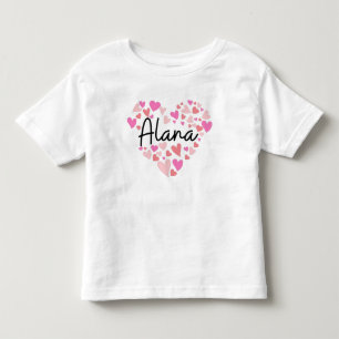 Jag älskar Alana - hjärtan för Alana T Shirt