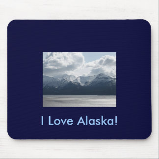 Jag älskar Alaska! Mousepad Musmatta