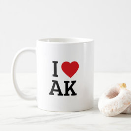 Jag älskar Alaska - Resenärers varmhjärtade charmp Kaffemugg