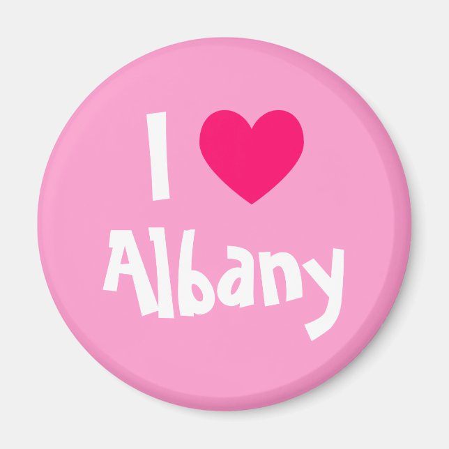 Jag älskar Albany Magnet (Framsidan)