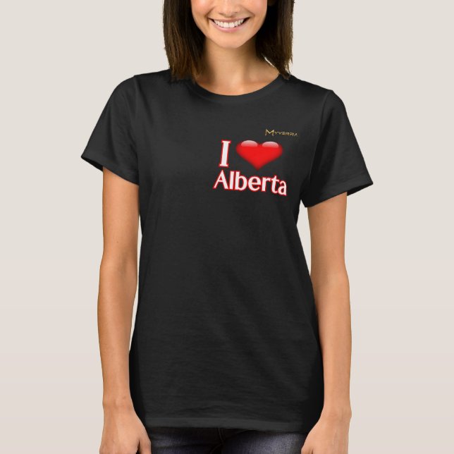 Jag älskar Alberta T Shirt (Framsida)