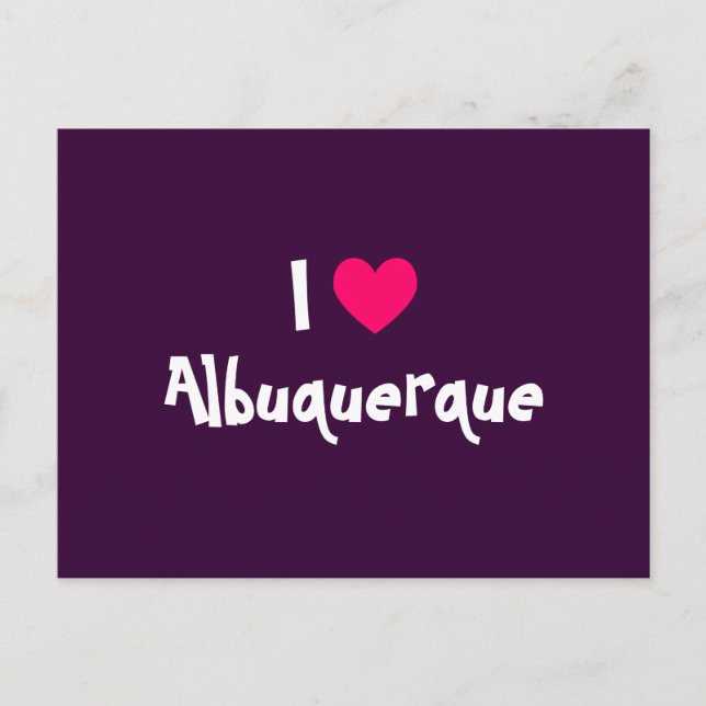 Jag älskar Albuquerque Vykort (Framsida)