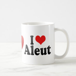 Jag älskar Aleut Kaffemugg