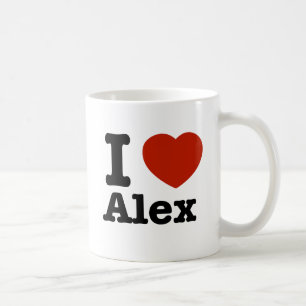 Jag älskar Alex Kaffemugg