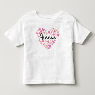 Jag älskar Alexia - hjärtan för Alexia T Shirt