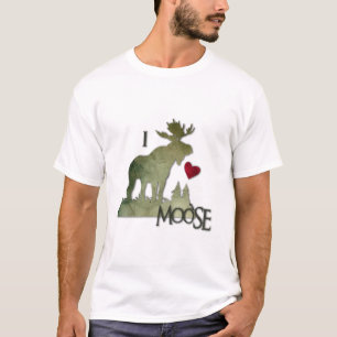 Jag älskar älg beklär tee