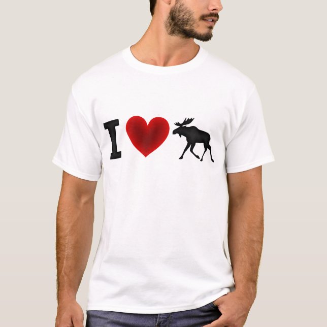 Jag älskar älg tee (Framsida)