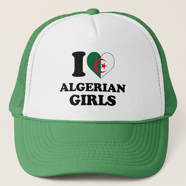 Jag älskar algeriska flickor keps (Framsida)