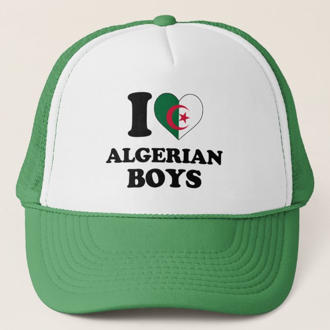 Jag älskar algeriska pojkar keps (Framsida)