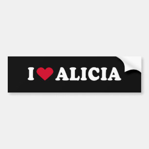 JAG ÄLSKAR ALICIA BILDEKAL