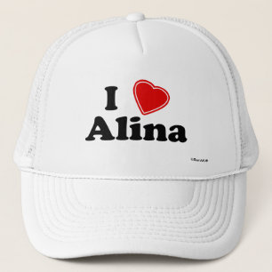 Jag älskar Alina Truckerkeps