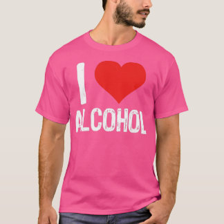 Jag älskar alkohol t shirt