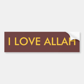 JAG ÄLSKAR ALLAH BILDEKAL