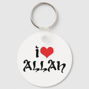Jag älskar Allah Nyckelring