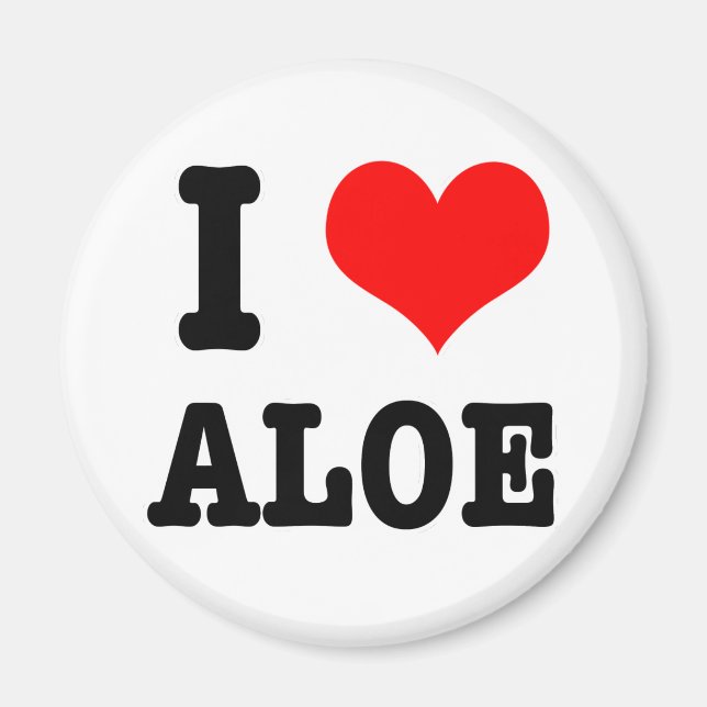 JAG ÄLSKAR ALOE MAGNET (Framsidan)