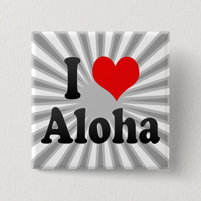 Jag älskar Aloha, United States Knapp (Framsida)