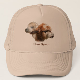Jag älskar Alpacashatten Truckerkeps