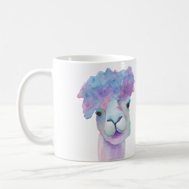 Jag älskar alpackor och kaffemugg (Vänster)