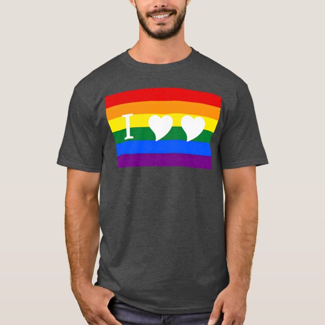 Jag älskar älskar vän t shirt (Framsida)