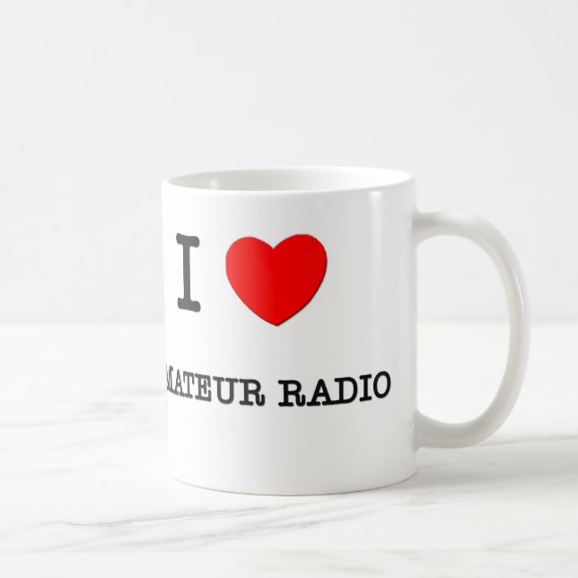 JAG ÄLSKAR AMATÖREN RADIOSÄNDE KAFFEMUGG (Höger)