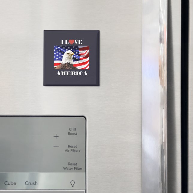 Jag älskar Amerika Magnet (In Situ (Fridge))