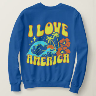 Jag älskar Amerika-tröja för kvinnor T Shirt