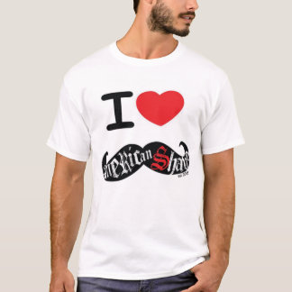Jag älskar amerikanrakning mustasch Est. T-tröja T Shirt