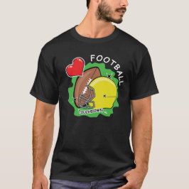 Jag älskar amerikansk fotboll t shirt