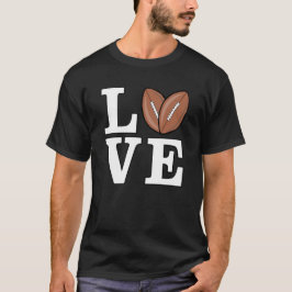 Jag älskar amerikansk fotboll t shirt
