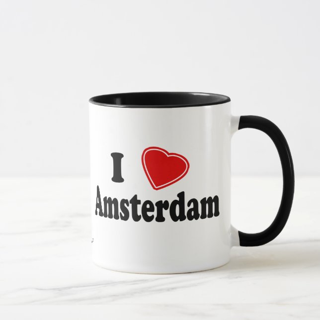 Jag älskar Amsterdam Mugg (Höger)