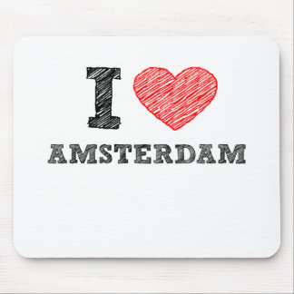 Jag älskar Amsterdam Musmatta