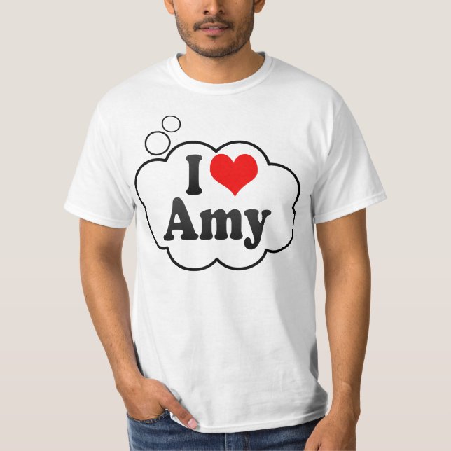 Jag älskar amyen t-shirt (Framsida)