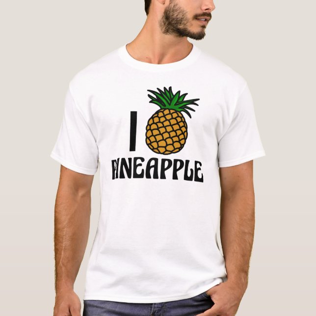 Jag älskar ananas t-shirt (Framsida)