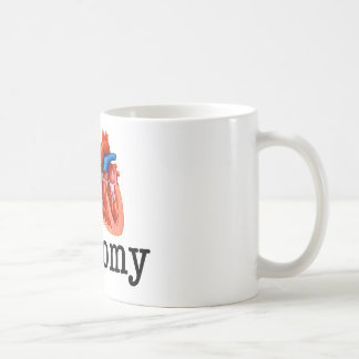 Jag älskar anatomi kaffemugg