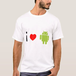 Jag älskar androiden t shirt