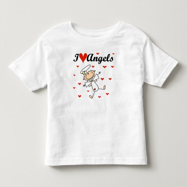 Jag älskar änglar T-shirts och presenter (Framsida)